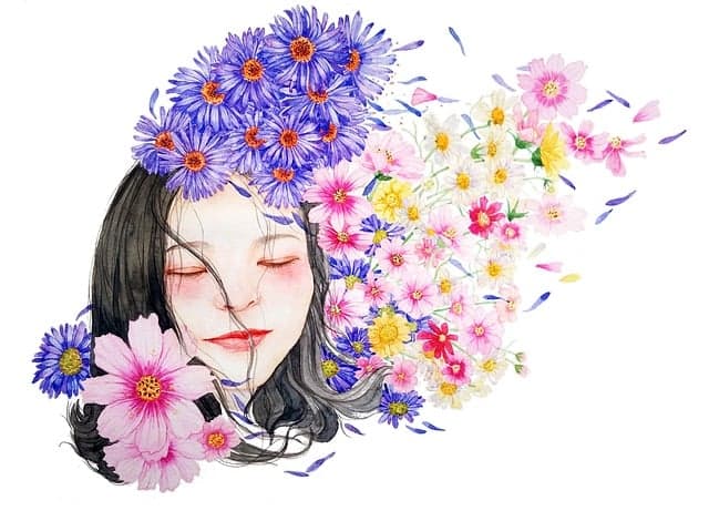 落花亦有果 插畫